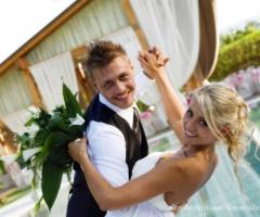 Fotografia del ballo degli sposi