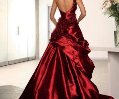 Abito sposa rosso - Clara Couture
