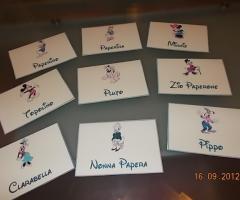 Riflessi Creativi - Segnaposti per battesimo