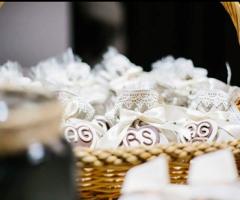 Zenzero&Cannella - Sacchetti cotone misto Lino e iniziali in fino