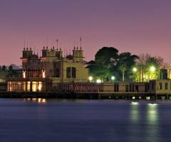 Alle Terrazze - Ristorante per matrimoni a Mondello visto di sera
