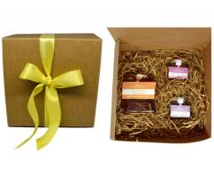 rossozafferano - Bomboniera testimoni mieli aromatizzati