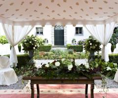 Allestimento in giardino