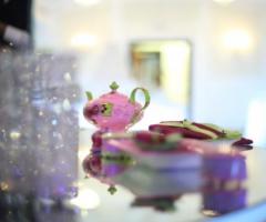 Teiera e pochette come bomboniera di nozze