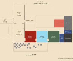 Villa Incontri Eventi - La pianta