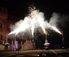 Fuochi d'artificio per le nozze