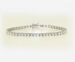Bracciale tennis diamanti ct. 7,00 - Gioielleria Dal Maso