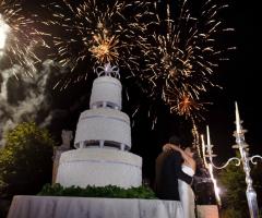 Fuochi aerei color oro - Fuochi artificiali Piroarts