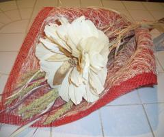 Bouquet a fascio per la sposa