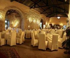 Sala ricevimenti allestita da Sikania Eventi
