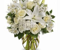 Bouquet lilium e rose