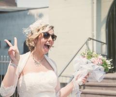 Christian Sciannamè Photo - Felicità della Sposa all'uscita della chiesa