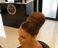 Capelli raccolti in acconciatura sposa di Claudio Coco, ad Adrano (Catania)