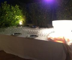 Tavolo del brindisi durante il ricevimento di matrimonio