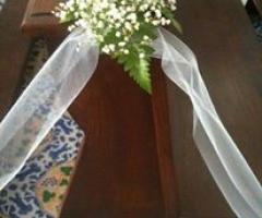 Le Pomelie - Particolare dell'addobbo della chiesa