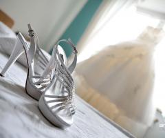 Foto delle scarpe della sposa