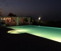 Masseria Santa Teresa - La piscina di notte