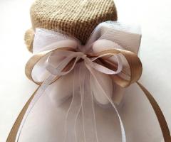 rossozafferano - Bomboniera iuta