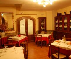 Interno del ristorante a Roma