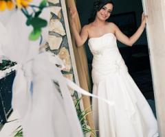 Foto della sposa raggiante