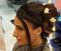 Rosa Laguardia Hair Style - Le fasi per acconciatura