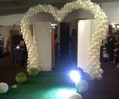 Allestimenti con palloncini per il matrimonio
