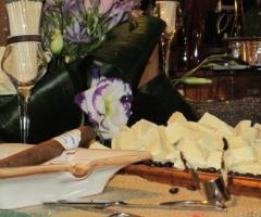 Sigari e formaggio per il ricevimento di nozze