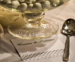 Particolare del tavolo dei confetti