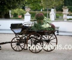 Allestimento floreale per il ricevimento di matrimonio