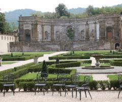 Giardini della villa per il matrimonio a Roma