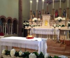 Addobbo floreale chiesa