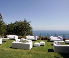 Ricevimento di nozze in giardino