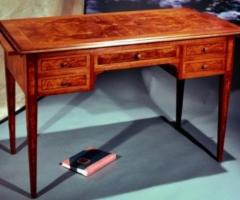 Mobili Intarsiati artistici - Scrivania in stile Luigi XVI Modello Parigi