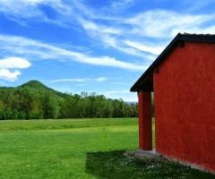 Vista dal mulino sulla Valle Staffora
