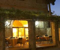 Porticato della villa per il matrimonio