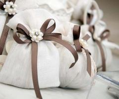 Sacchetto portaconfetti in tessuto