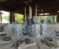 Decori per il ricevimento di nozze al B&B La Gaiana