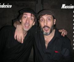 Massimo Ceccherini e il suo sosia ufficiale Federico Castellani - Karaoke e Dintorni
