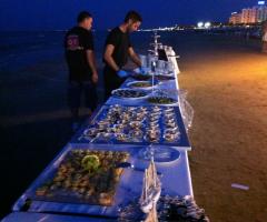 Banchetto di nozze sul mare