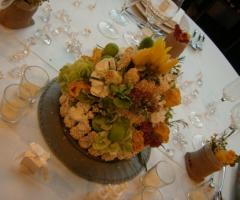 Centrotavola floreale per le nozze