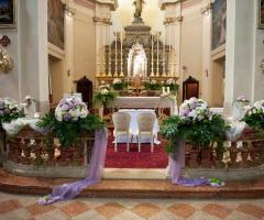 Allestimenti floreali in chiesa