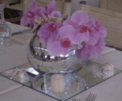 Centratavola floreale per le nozze