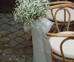 Addobbi floreali per il ricevimento di matrimonio