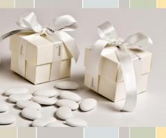 Scatolina portaconfetti di matrimonio AMREF