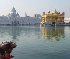 Visita al Tempio d'oro in India