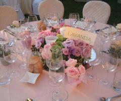 Tavolo per il matrimonio