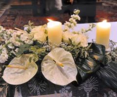 Anthurium per l'allestimento della chiesa