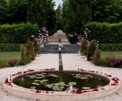 Giardino con fontana