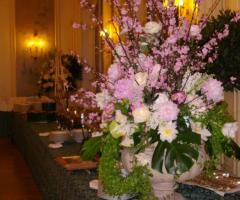 Addobbo floreale buffet