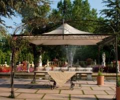 Gazebo per l'aperitivo di matrimonio